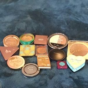 Too Faced/ Bareminerals/ LYS/ PUR/ The Balm/Tower 28/Benefit Bronzer Lot x14
